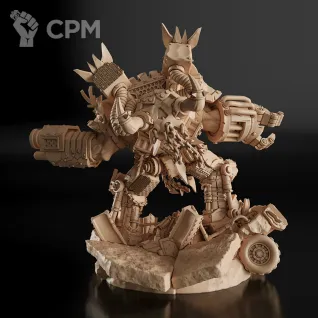 Описание картинки Orkaz Grand Nutta Фигурка (Warhammer) от GAS3TXD  по цене 3 600руб | Свободный Рынок Миниатюр - СРМ