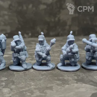 Описание картинки Bolt Action German Infantry Спец пехота 1 от Silver Pendulum по цене 520руб | Свободный Рынок Миниатюр - СРМ