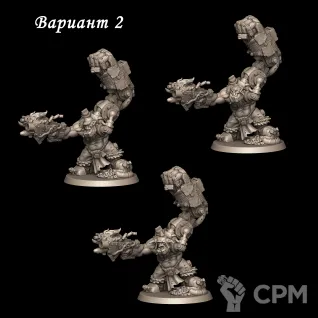 Описание картинки Миниатюра Орк Брузгоб, Варбосс (Warboss) от Brother Ork по цене 925руб | Свободный Рынок Миниатюр - СРМ