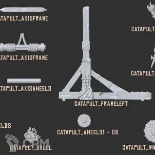Описание картинки Catapult от Daniilfedyakov по цене 1 000руб | Свободный Рынок Миниатюр - СРМ