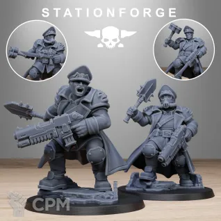 Описание картинки GrimGuard Lieutenant от Manufactorum76 по цене 350руб | Свободный Рынок Миниатюр - СРМ