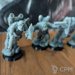 Описание картинки Ork Stormboyz от OrdoHeretycus по цене 700руб | Свободный Рынок Миниатюр - СРМ
