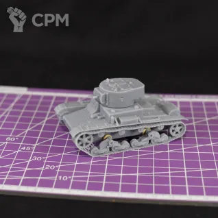 Описание картинки Советский легкий химический (огнеметный) танк ХТ-130 / масштаб 1:56/ 28 мм от DModels по цене 650руб | Свободный Рынок Миниатюр - СРМ