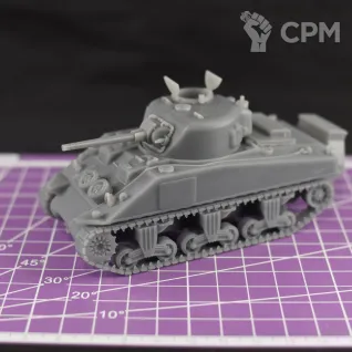 Описание картинки Британский средний танк Sherman III со шноркелем / масштаб 1:56/ 28 мм от DModels по цене 1 750руб | Свободный Рынок Миниатюр - СРМ
