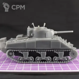 Описание картинки Британский средний танк Sherman III со шноркелем / масштаб 1:56/ 28 мм от DModels по цене 1 750руб | Свободный Рынок Миниатюр - СРМ