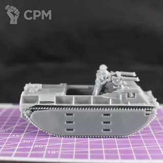 Описание картинки Американская десантная машина AMTRACK с экипажем / масштаб 1:56/ 28мм от DModels по цене 1 700руб | Свободный Рынок Миниатюр - СРМ