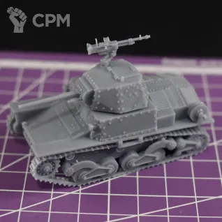 Описание картинки Легкий танк Fiat L6/40 / масштаб 1:56 / 28мм от DModels по цене 720руб | Свободный Рынок Миниатюр - СРМ