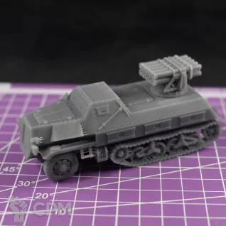 Описание картинки Немецкая РСЗО 15cm Panzerwerfer 42 Auf.Sf / масштаб 1:56 / 28мм от DModels по цене 890руб | Свободный Рынок Миниатюр - СРМ