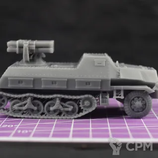 Описание картинки Немецкая РСЗО 15cm Panzerwerfer 42 Auf.Sf / масштаб 1:56 / 28мм от DModels по цене 890руб | Свободный Рынок Миниатюр - СРМ