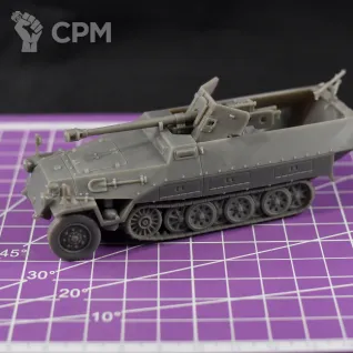 Описание картинки Немецкий бронетранспортер Sd.Kfz. 251/22 Ausf D «Pakwagen» / масштаб 1:56/ 28мм от DModels по цене 690руб | Свободный Рынок Миниатюр - СРМ