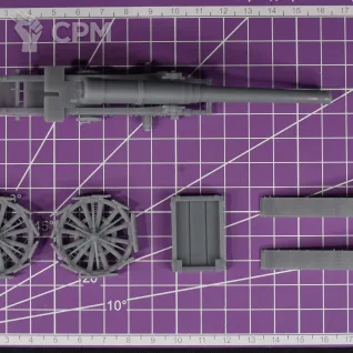 Описание картинки Итальянское тяжелое орудие Cannone da 149/35 A / масштаб 1:56 / 28мм от DModels по цене 490руб | Свободный Рынок Миниатюр - СРМ