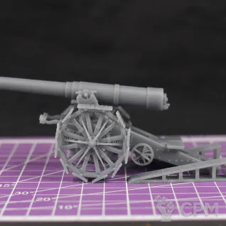 Описание картинки Итальянское тяжелое орудие Cannone da 149/35 A / масштаб 1:56 / 28мм от DModels по цене 490руб | Свободный Рынок Миниатюр - СРМ