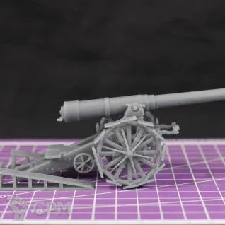Описание картинки Итальянское тяжелое орудие Cannone da 149/35 A / масштаб 1:56 / 28мм от DModels по цене 490руб | Свободный Рынок Миниатюр - СРМ