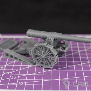 Описание картинки Итальянское тяжелое орудие Cannone da 149/35 A / масштаб 1:56 / 28мм от DModels по цене 490руб | Свободный Рынок Миниатюр - СРМ