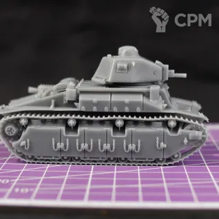 Описание картинки Французский средний пехотный танк Char D2 / масштаб 1:56/ 28мм от DModels по цене 1 650руб | Свободный Рынок Миниатюр - СРМ