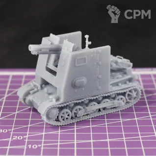Описание картинки Немецкая САУ Sturmpanzer I «Bison» / масштаб 1:56 / 28мм от DModels по цене 980руб | Свободный Рынок Миниатюр - СРМ