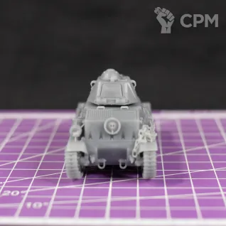 Описание картинки Французский легкий танк Hotchkiss H39 / масштаб 1:56 / 28mm от DModels по цене 520руб | Свободный Рынок Миниатюр - СРМ
