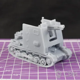 Описание картинки Немецкая САУ Sturmpanzer I «Bison» / масштаб 1:56 / 28мм от DModels по цене 980руб | Свободный Рынок Миниатюр - СРМ