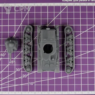 Описание картинки Французский легкий танк Hotchkiss H39 / масштаб 1:56 / 28mm от DModels по цене 520руб | Свободный Рынок Миниатюр - СРМ