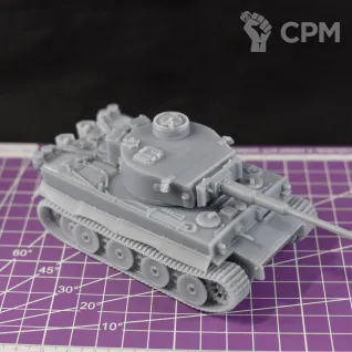 Описание картинки Немецкий танк Panzer VI Ausf.H1 "Тигр" (обр. ноябрь 1942 г.) / масштаб 1:56 / 28 от DModels по цене 2 100руб | Свободный Рынок Миниатюр - СРМ