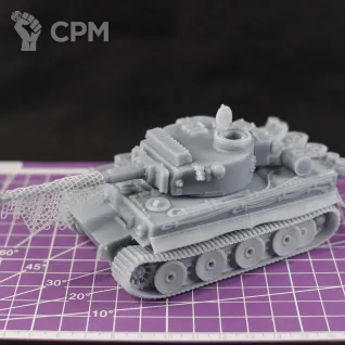 Описание картинки Немецкий танк Panzer VI Ausf.H1 "Тигр" версия DAK (обр.1942 г.) / масштаб 1:56 / от DModels по цене 2 500руб | Свободный Рынок Миниатюр - СРМ
