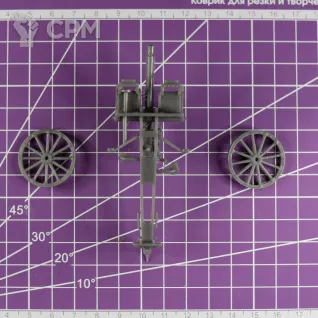 Описание картинки Итальянское полевое орудие Cannone da 77/28 Modello 5/8 / масштаб 1:56 / 28мм от DModels по цене 250руб | Свободный Рынок Миниатюр - СРМ