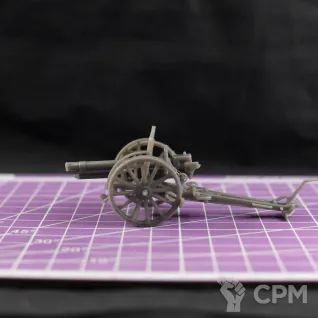 Описание картинки Итальянское полевое орудие Cannone da 77/28 Modello 5/8 / масштаб 1:56 / 28мм от DModels по цене 250руб | Свободный Рынок Миниатюр - СРМ