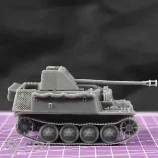 Описание картинки Немецкая ПТ-САУ Marder III с экипажем и пехотой (6 миниатюр) / масштаб 1:56 / 28мм от DModels по цене 1 200руб | Свободный Рынок Миниатюр - СРМ