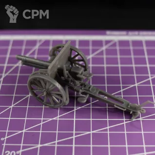 Описание картинки Итальянское полевое орудие Cannone da 77/28 Modello 5/8 / масштаб 1:56 / 28мм от DModels по цене 250руб | Свободный Рынок Миниатюр - СРМ