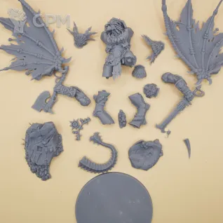 Описание картинки Angron, Daemon Primarch of Khorne печатный от Koda WorkShop по цене 2 600руб | Свободный Рынок Миниатюр - СРМ