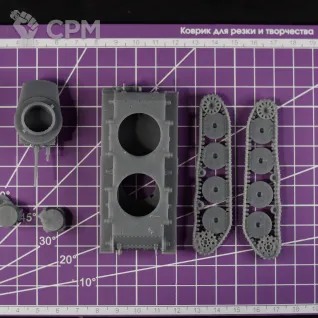 Описание картинки Немецкий танк Pz.Kpfw. 38(t) Ausf. G с багажом / масштаб 1:56 / 28мм от DModels по цене 830руб | Свободный Рынок Миниатюр - СРМ