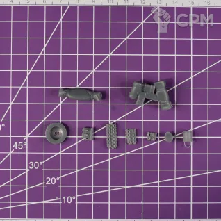Описание картинки Немецкий танк Pz.Kpfw. 38(t) Ausf. G с багажом / масштаб 1:56 / 28мм от DModels по цене 830руб | Свободный Рынок Миниатюр - СРМ