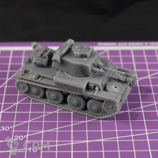 Описание картинки Немецкий танк Pz.Kpfw. 38(t) Ausf. G с багажом / масштаб 1:56 / 28мм от DModels по цене 830руб | Свободный Рынок Миниатюр - СРМ