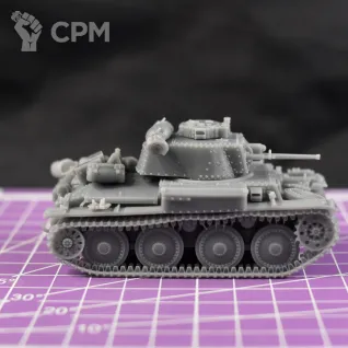 Описание картинки Немецкий танк Pz.Kpfw. 38(t) Ausf. G с багажом / масштаб 1:56 / 28мм от DModels по цене 830руб | Свободный Рынок Миниатюр - СРМ