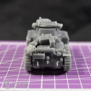 Описание картинки Немецкий танк Pz.Kpfw. 38(t) Ausf. G с багажом / масштаб 1:56 / 28мм от DModels по цене 830руб | Свободный Рынок Миниатюр - СРМ