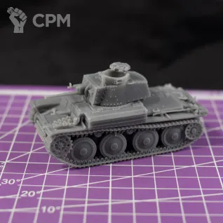 Описание картинки Немецкий танк Pz.Kpfw. 38(t) Ausf. G с багажом / масштаб 1:56 / 28мм от DModels по цене 830руб | Свободный Рынок Миниатюр - СРМ