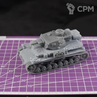 Описание картинки Немецкий средний танк Pz.Kpfw. IV Ausf. E (обр. 1940г.) / масштаб 1:56 / 28мм от DModels по цене 1 670руб | Свободный Рынок Миниатюр - СРМ
