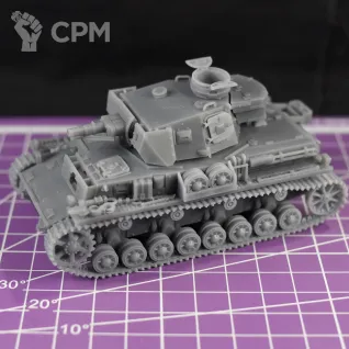 Описание картинки Немецкий средний танк Pz.Kpfv.IV Ausf.E Vorpanzer (обр. 1940г.) / масштаб 1:56 / 28мм от DModels по цене 1 630руб | Свободный Рынок Миниатюр - СРМ