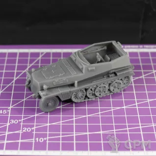 Описание картинки Немецкий бронетранспортер Sd.Kfz. 250/7 (самоходный миномет) / масштаб 1:56/ 28мм от DModels по цене 750руб | Свободный Рынок Миниатюр - СРМ