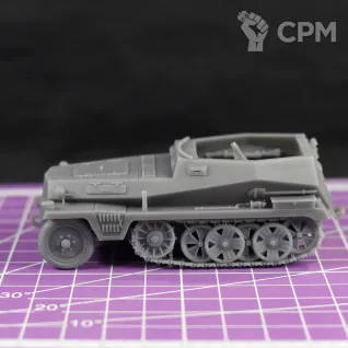 Описание картинки Немецкий бронетранспортер Sd.Kfz. 250/7 (самоходный миномет) / масштаб 1:56/ 28мм от DModels по цене 750руб | Свободный Рынок Миниатюр - СРМ