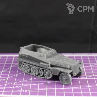 Описание картинки Немецкий бронетранспортер Sd.Kfz. 250/7 (самоходный миномет) / масштаб 1:56/ 28мм от DModels по цене 750руб | Свободный Рынок Миниатюр - СРМ