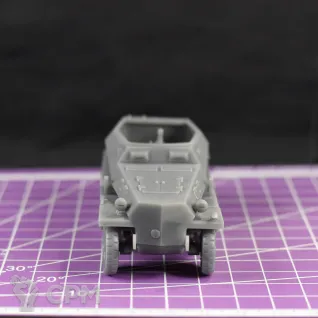 Описание картинки Немецкий бронетранспортер Sd.Kfz. 250/7 (самоходный миномет) / масштаб 1:56/ 28мм от DModels по цене 750руб | Свободный Рынок Миниатюр - СРМ