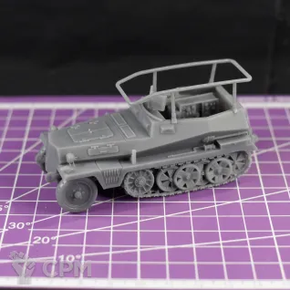Описание картинки Немецкий бронетранспортер Sd.Kfz. 250/3 (бронемашина связи) / масштаб 1:56/ 28мм от DModels по цене 780руб | Свободный Рынок Миниатюр - СРМ