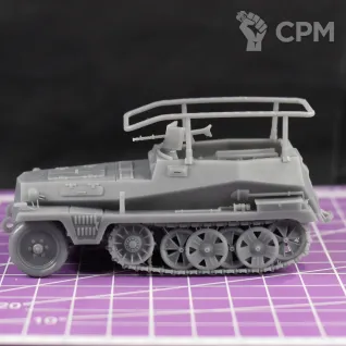 Описание картинки Немецкий бронетранспортер Sd.Kfz. 250/3 (бронемашина связи) / масштаб 1:56/ 28мм от DModels по цене 780руб | Свободный Рынок Миниатюр - СРМ