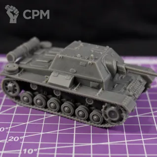 Описание картинки Советская средняя САУ СУ-76и / масштаб 1:56 / 28мм от DModels по цене 1 450руб | Свободный Рынок Миниатюр - СРМ