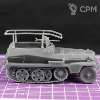Описание картинки Немецкий бронетранспортер Sd.Kfz. 250/3 (бронемашина связи) / масштаб 1:56/ 28мм от DModels по цене 780руб | Свободный Рынок Миниатюр - СРМ