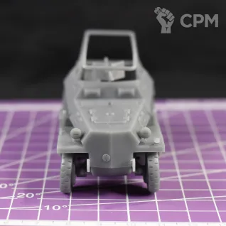 Описание картинки Немецкий бронетранспортер Sd.Kfz. 250/3 (бронемашина связи) / масштаб 1:56/ 28мм от DModels по цене 780руб | Свободный Рынок Миниатюр - СРМ