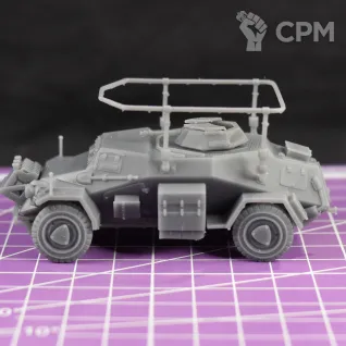 Описание картинки Немецкий разведывательный бронеавтомобиль Sd.Kfz 221 / масштаб 1:56 / 28мм от DModels по цене 650руб | Свободный Рынок Миниатюр - СРМ