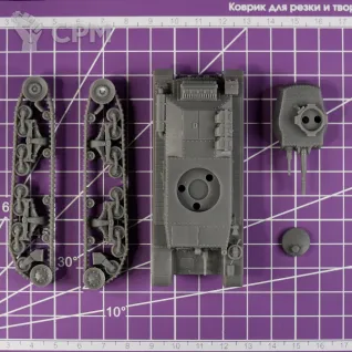 Описание картинки Немецкий легкий танк Pz.35(t) / масштаб 1:56 / 28мм от DModels по цене 850руб | Свободный Рынок Миниатюр - СРМ