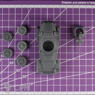 Описание картинки Немецкий бронеавтомобиль Sd.Kfz 221 (s.Pz.B.41) / масштаб 1:56 / 28мм от DModels по цене 650руб | Свободный Рынок Миниатюр - СРМ